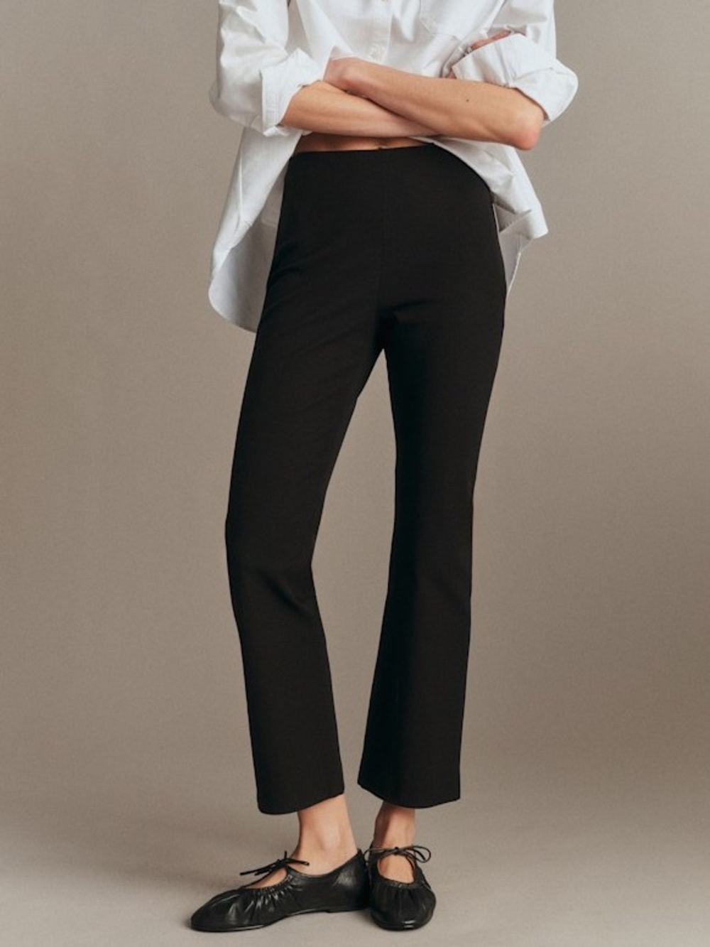 Sézane Black Ciara Trousers - Size FR 42 / US 10